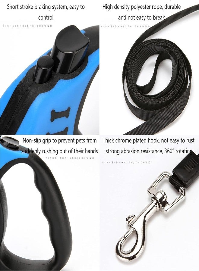 COLBEX Retractable Dog Lead 360° Tangle-Free Harness Leashes with Non-Slip Handle Extendable Nylon Leads Adjustable Puppy Strap for Dogs Training Walking Jogging 5M/16FT - Image 4